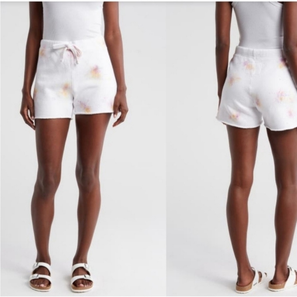 Frank & Eileen Favorite Tie Dye Shorts In Paint Splatter XS
